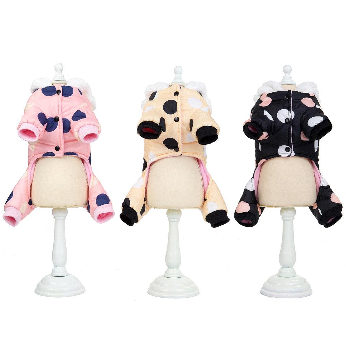 Big Polka Dot Snowsuit Jumpsuit