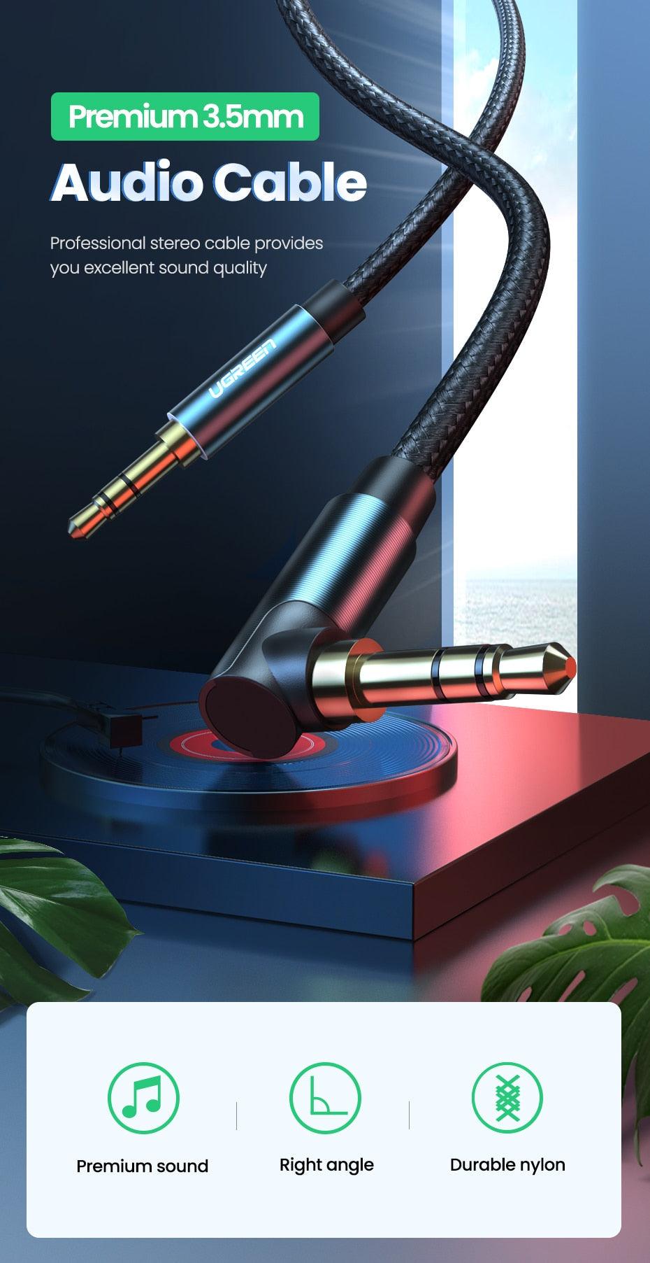 HI-FI 3.5mm Aux Cable Male to Male Audio Jack Cable For Car Headphone Mobile Phone