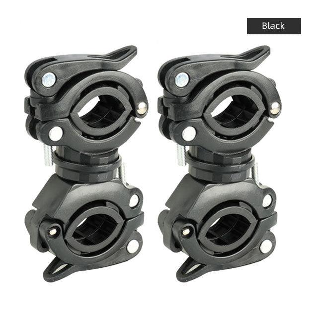 Bicycle Light Bracket Bike Lamp Holder LED Headlight Pump Stand Quick Release Mount 360 Degree Rotatable Universal Flashlight Mount Holder Mount Bicycle Mounting Bracket Flashlight Holder