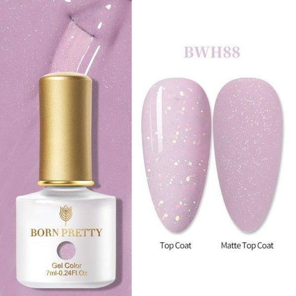 2021 New Womens Colorful Nail Gel Polish Modern Glitter Pink Purple UV Diamond Stylish Design Nail Colors Gel