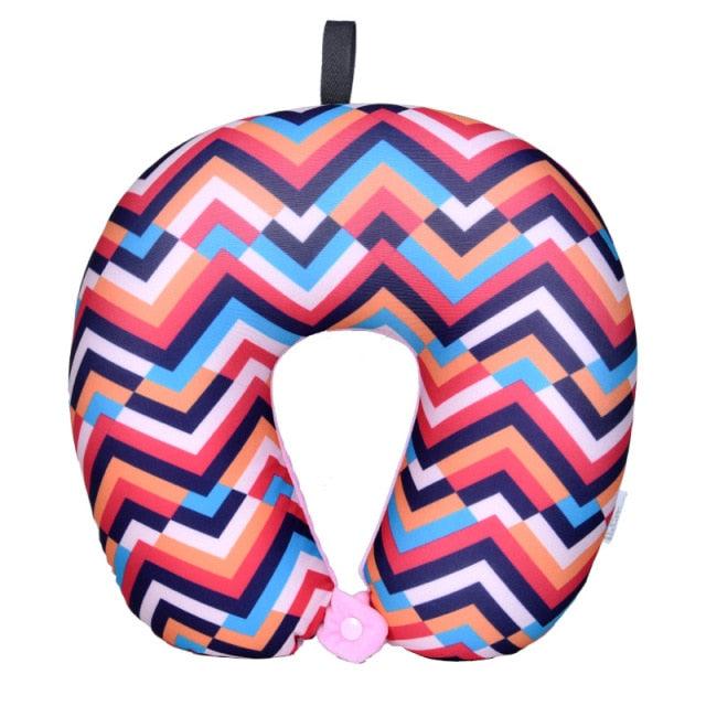 Health Care Cushion Airplane Flight Foam Particles Pillow For Travel Bohemia Beach U-Shaped Pillow Nanoparticles Neck Support Headrest Beach U Pillow Nanoparticles Neck Support Headrest Health Care Cushion Airplane Flight