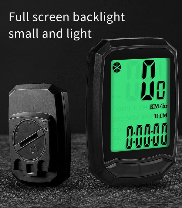 Waterproof Bicycle Computer Wireless And Wired MTB Bike Cycling Odometer Stopwatch Speedometer LED Digital Bicycles Computer Odometer Speedometer Max Distance Time For Trainer