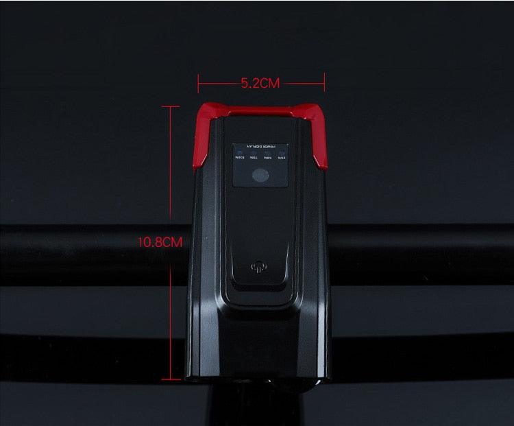 4000mAh Bicycle Front Light Set USB Rechargeable Smart Headlight With Horn 800 Lumen LED Bicycle Light Set USB Rechargeable Super Bright  Bike Headlight