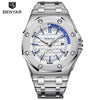 Luxury Stainless Steel Quartz Watch Men Military Watch Causal Fashion Excellent Wristwatch