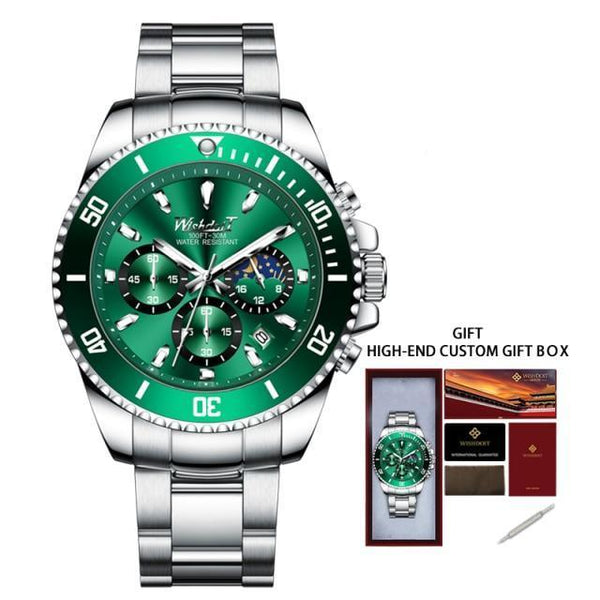 TREND New Men's Elegant Watch Waterproof And Scratch Resistant Stylish Stainless Steel Durable Wrist Watch