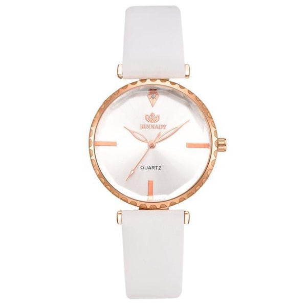 Elegant Style Fashion Womens Watch Luxury Leather Band Analog Quartz Wrist Watch Women Dress Leather Band Thin Minimalist Casual Simple Dress Analog Quartz Wristwatch