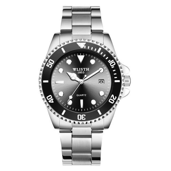 Luxury Round Business Men's Watches Fashion Waterproof Elegant Shine Stainless Steel Design Analog Luminous Men Wrist Watch