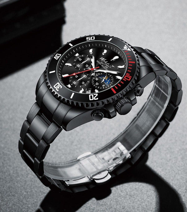 TREND New Men's Elegant Watch Waterproof And Scratch Resistant Stylish Stainless Steel Durable Wrist Watch