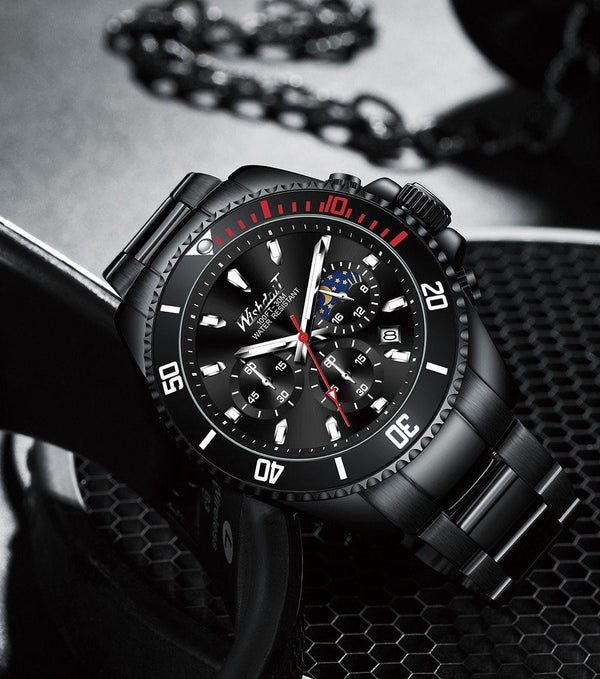 TREND New Men's Elegant Watch Waterproof And Scratch Resistant Stylish Stainless Steel Durable Wrist Watch