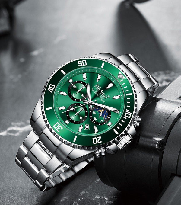 TREND New Men's Elegant Watch Waterproof And Scratch Resistant Stylish Stainless Steel Durable Wrist Watch