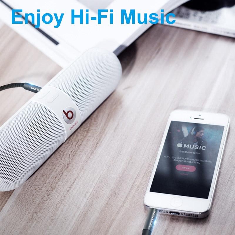 Durable 3.5mm Audio Aux Cable Jack For Speaker Headphone Car Audio Mobile Phones
