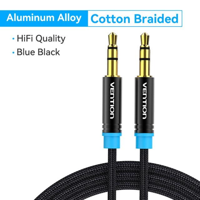 Durable 3.5mm Audio Aux Cable Jack For Speaker Headphone Car Audio Mobile Phones