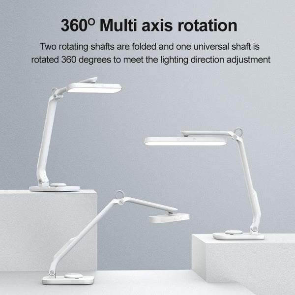 Remote Control LED Desk Lamp Eye-Caring Adjustable Office Lamp USB Charging Touch Control Memory Function Reading Table Lights Decorative Table Lamp Cute Study Lamps for Bedroom Décor