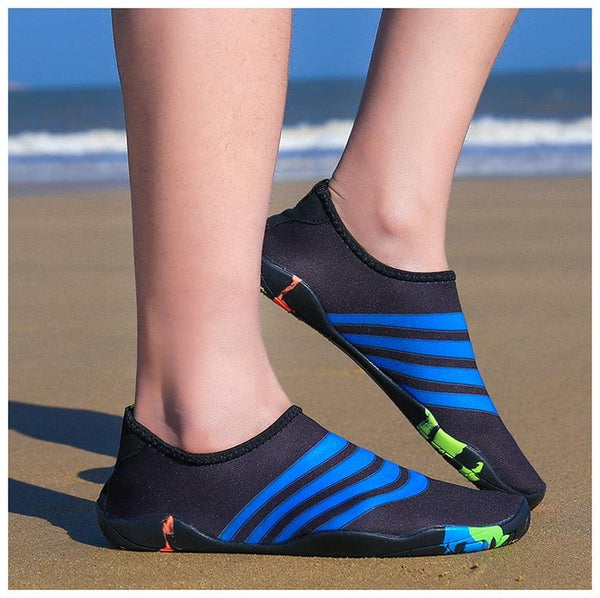 Summer Outdoor Mens Sports Water Shoes Non-Slip Beach Shoes Barefoot Upstream Shoes Quick-Dry Aqua Sock Barefoot For Beach Swim River Pool Lake Hiking Kayaking Surfing
