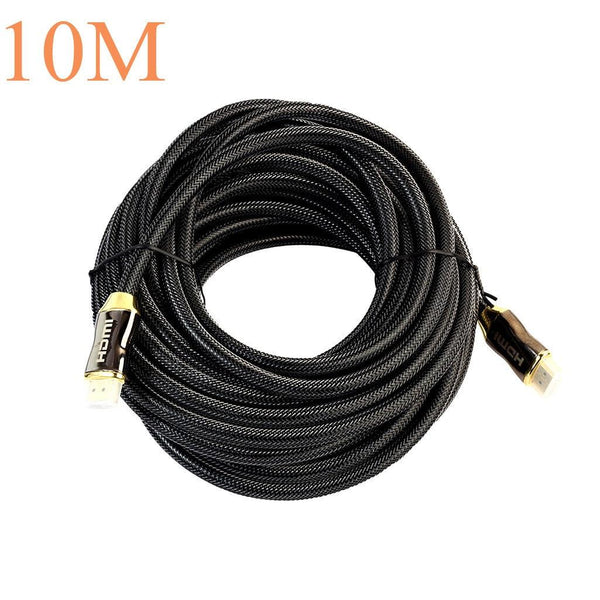 4K Display Port To HDMI Cable Adapter HDMI To HDMI Cable High Speed 2.0 Golden Plated Connection Cable Cord Compatible For UHD FHD