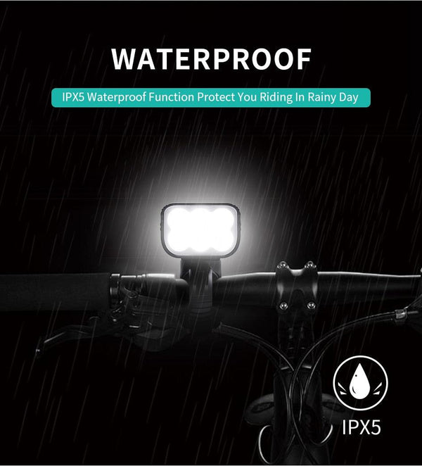 Bike Light Rainproof USB Rechargeable LED Bicycle Light Super Bright Flashlight Rechargeable Bicycle Light Bicycle Front Headlight LED Bike Headlight 3 Light Mode Fits All Bicycles Mountain Road
