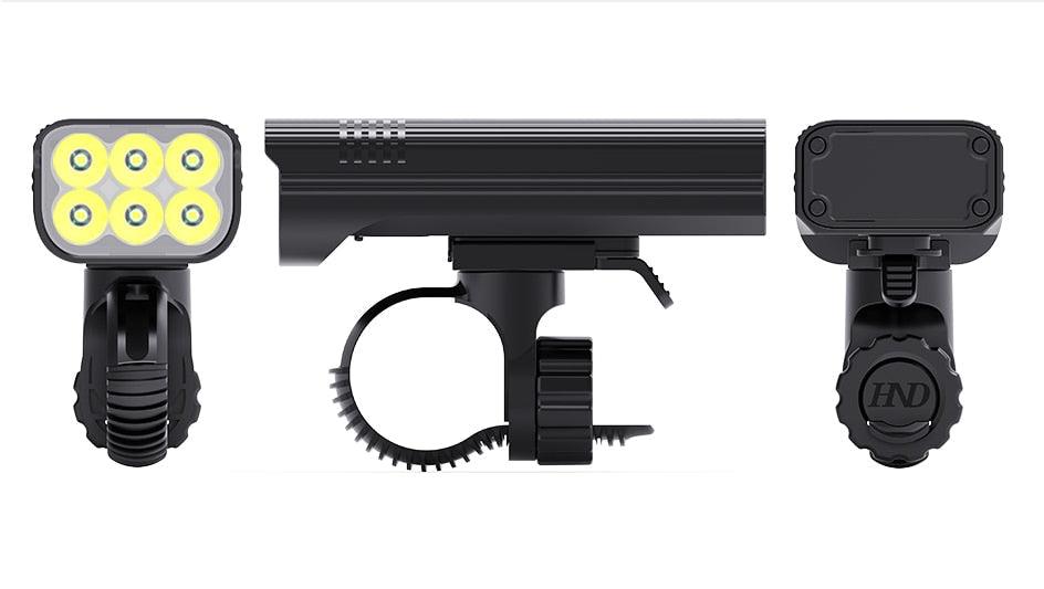 Bike Light Rainproof USB Rechargeable LED Bicycle Light Super Bright Flashlight Rechargeable Bicycle Light Bicycle Front Headlight LED Bike Headlight 3 Light Mode Fits All Bicycles Mountain Road