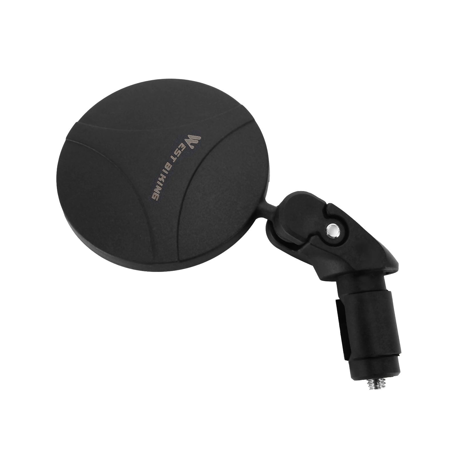 Adjustable 360 Rotation Bike Rearview Mirror Safety Cycling Wide Angle Rear View Bicycle Handlebar Mirrors For 18-22MM Grips Bike Mirror Bicycle Handlebar Rearview Mirrors HD Safety Rear View Mirror Convex Mirror With 360˚Adjustable