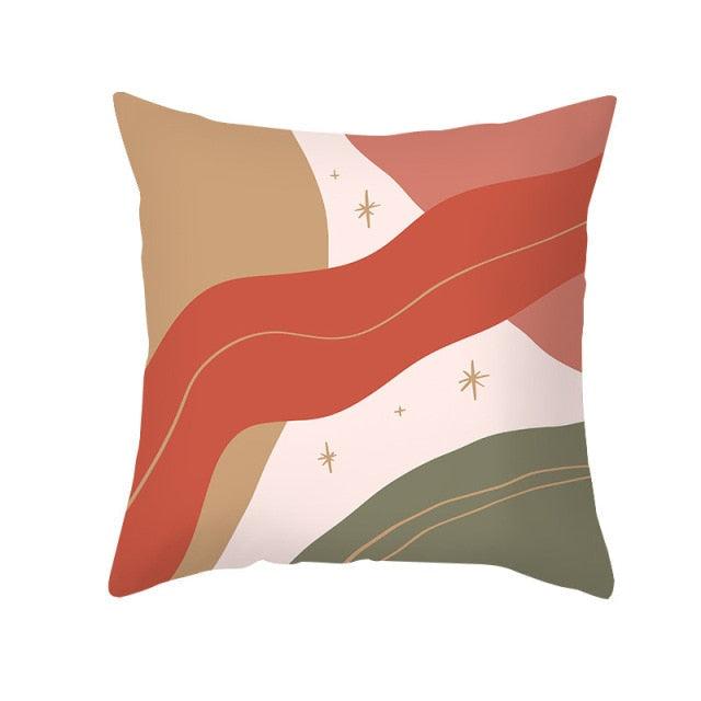 Abstract Line Drawing Cushion Case Modern Abstract Painting Pillow Case Beautiful Art Cushion Covers Art Sofa Pillows Case Livingroom Decorative Pillow 45x45CM