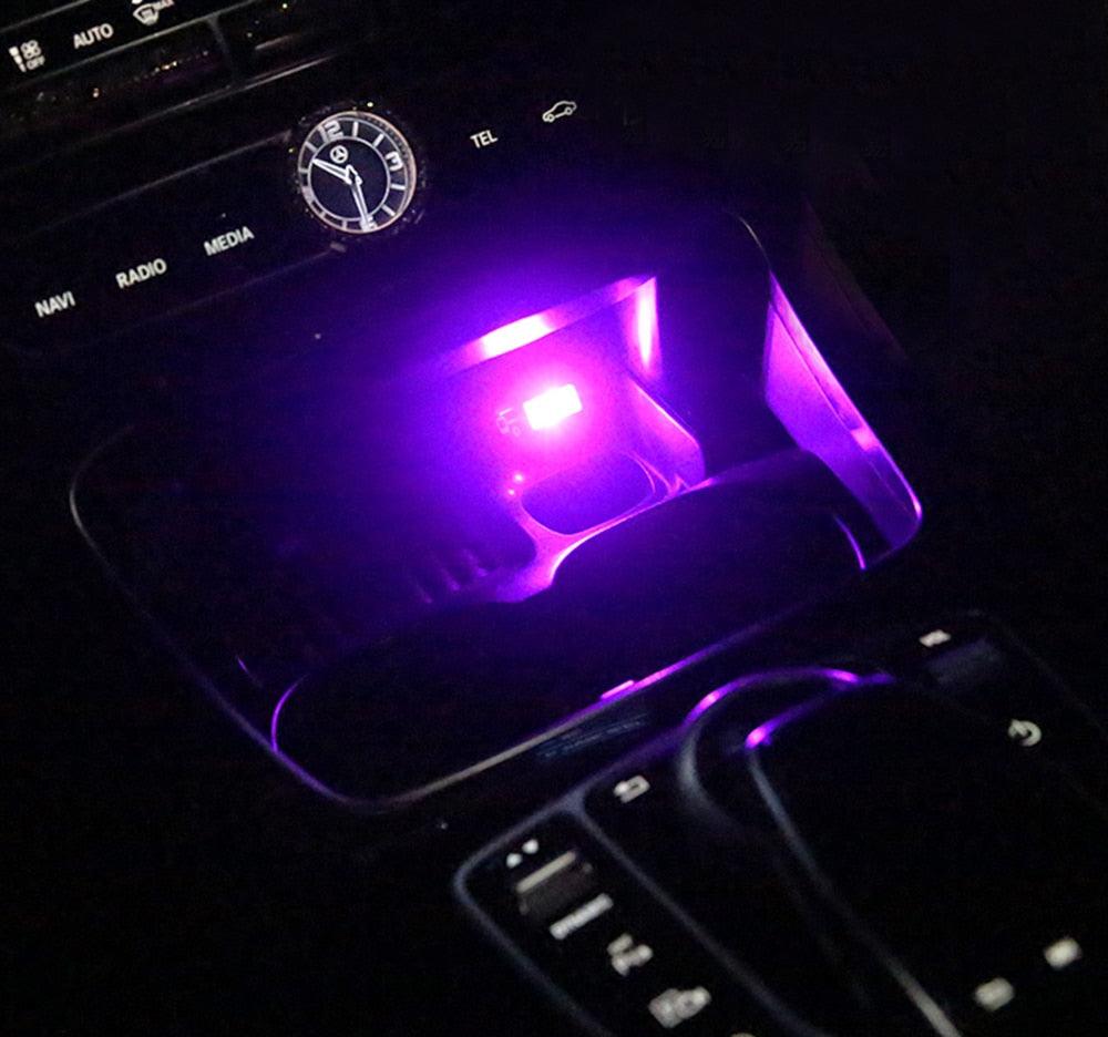 Car Interior LED Foot Sole Interior Car Lights Decoration Light Strip Car Interior Atmosphere Light Under Lighting Dashboard Waterproof Decoration Lighting Kit Bluetooth Smart LED Light Strips for Cars
