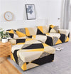 Geometric Sofa Cover Couch Cover Elastic Sofa Covers For Living Room Corner L Shaped Chaise Longue Armchair Sofa Slipcover Stretch Elastic L-Type Chaise Sofa Couch Furniture Protector For Living Room