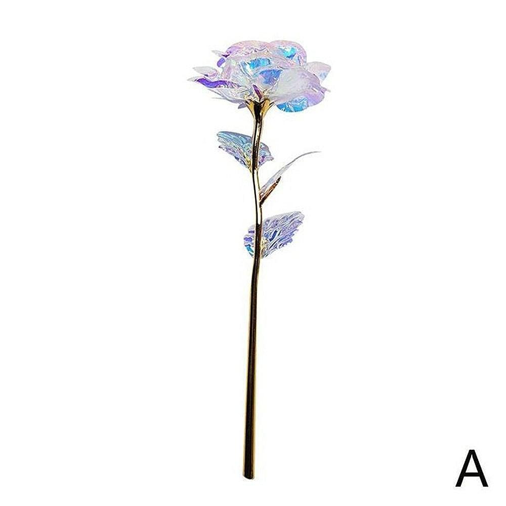 24k Aluminum Foil Lighting Rose Gift For Women Valentine's Day Mother's Day Birthday Thanksgiving Day Christmas Wedding Anniversary