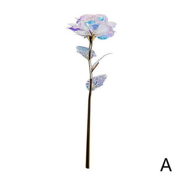 24k Aluminum Foil Lighting Rose Gift For Women Valentine's Day Mother's Day Birthday Thanksgiving Day Christmas Wedding Anniversary
