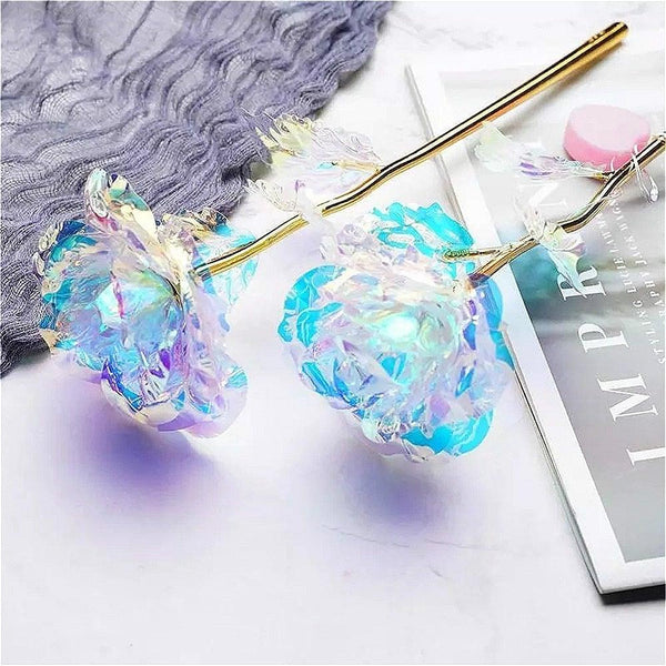 24k Aluminum Foil Lighting Rose Gift For Women Valentine's Day Mother's Day Birthday Thanksgiving Day Christmas Wedding Anniversary