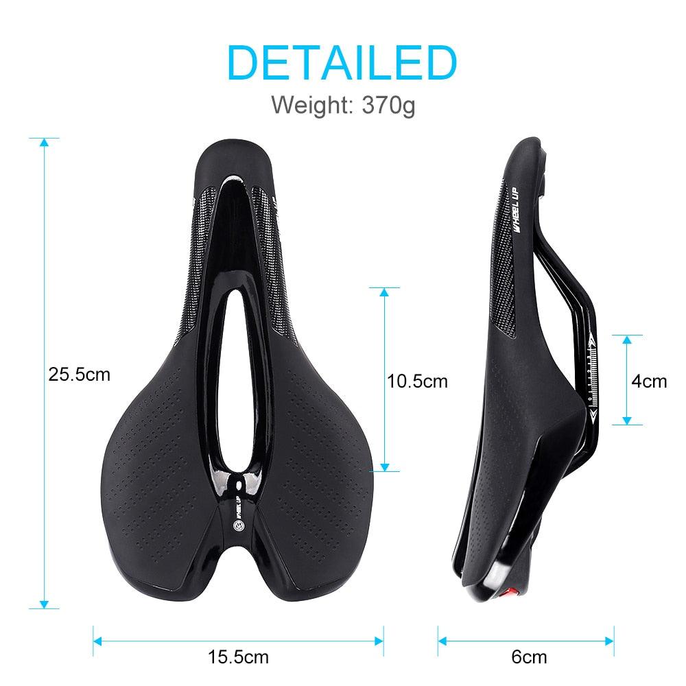 Road Bike Saddle Bicycle Seat With Warning Taillight USB Charging Mountain Cycling Racing PU Breathable Soft Seat Cushion Comfortable Bicycle Seat With Central Relief Zone Ergonomics Design Exercise Bike Seat