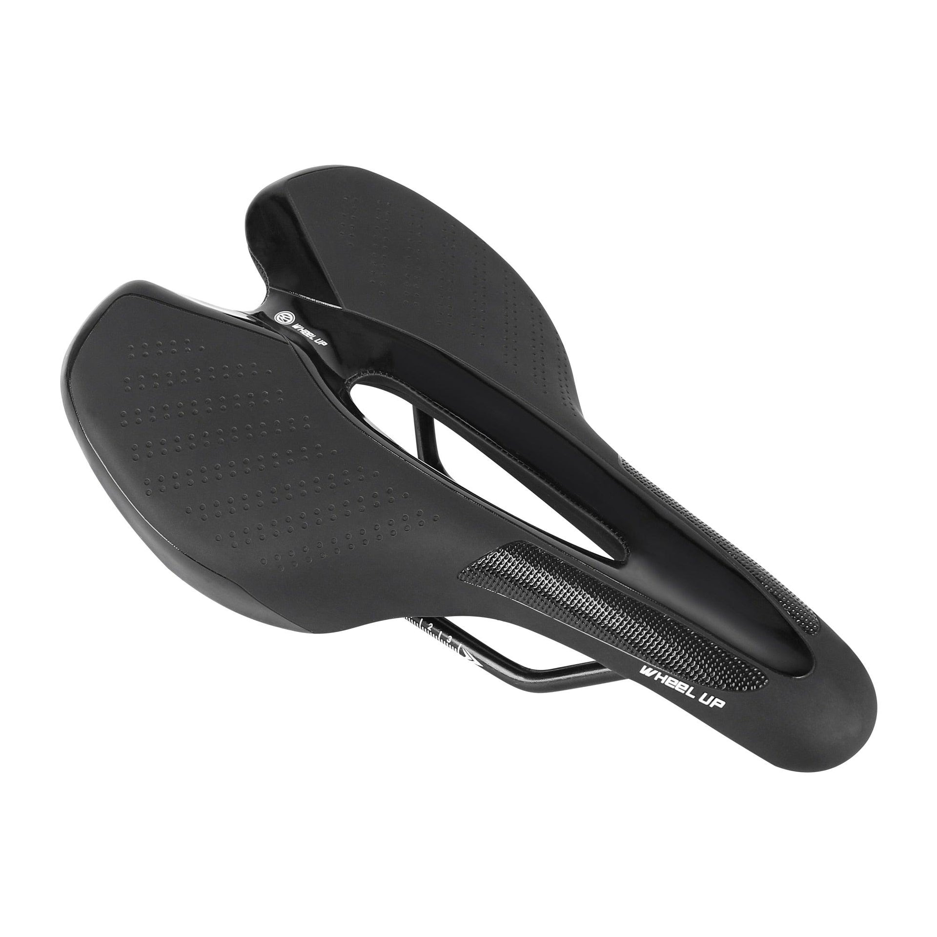 Road Bike Saddle Bicycle Seat With Warning Taillight USB Charging Mountain Cycling Racing PU Breathable Soft Seat Cushion Comfortable Bicycle Seat With Central Relief Zone Ergonomics Design Exercise Bike Seat