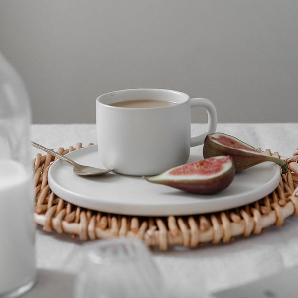 Slate Wicker Rattan Tray