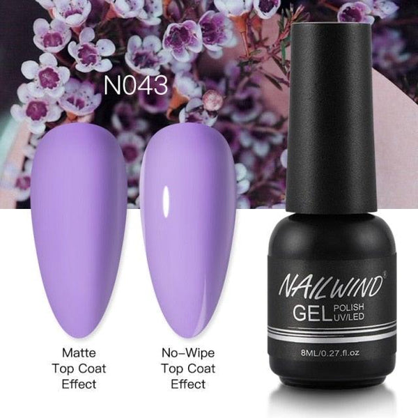 NEW TREND Modern fashion Red Gel Nail Polish For Nails  Permanent UV LED 8ml Matte Glossy High Quality Fashion Design For Women and Ladies