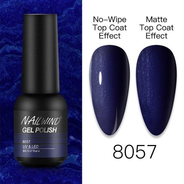 NEW TREND Modern fashion Red Gel Nail Polish For Nails  Permanent UV LED 8ml Matte Glossy High Quality Fashion Design For Women and Ladies