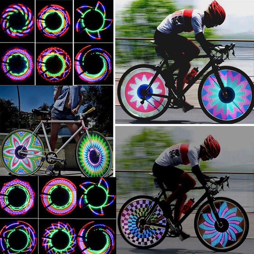 Bicycle Light Cycling Bike Tire Wheel Valve LED Flash Spoke Warning Light Lamp Bike Spoke Decorations Wheel Lights Ultra Bright Waterproof Bicycle Spoke Lights Cycling Decoration Safety Warning Flashlight