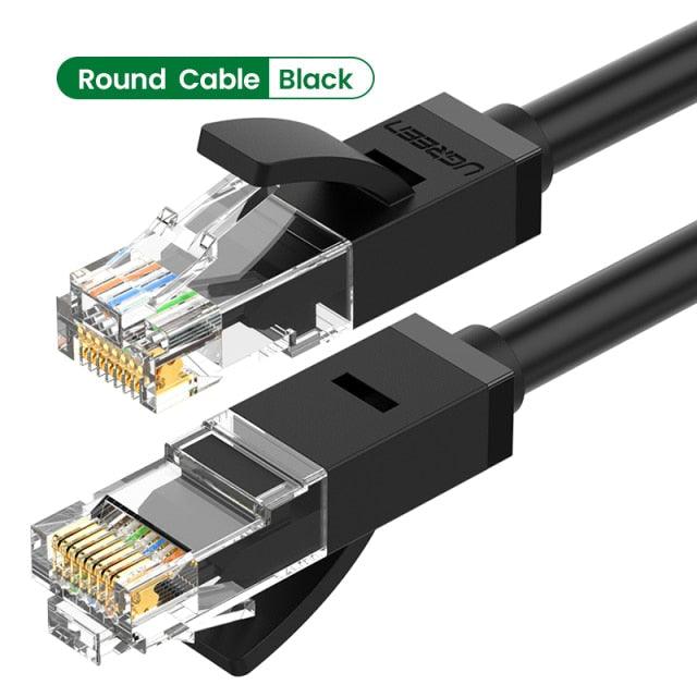 Ethernet Cable 1000Mbps Cat 6 Network Lan UTP Gigabit Networking Wire Plated RJ45 Connectors Cat6 Network Ethernet LAN Cable For Laptop Router RJ45 CAT6 Ethernet Cable