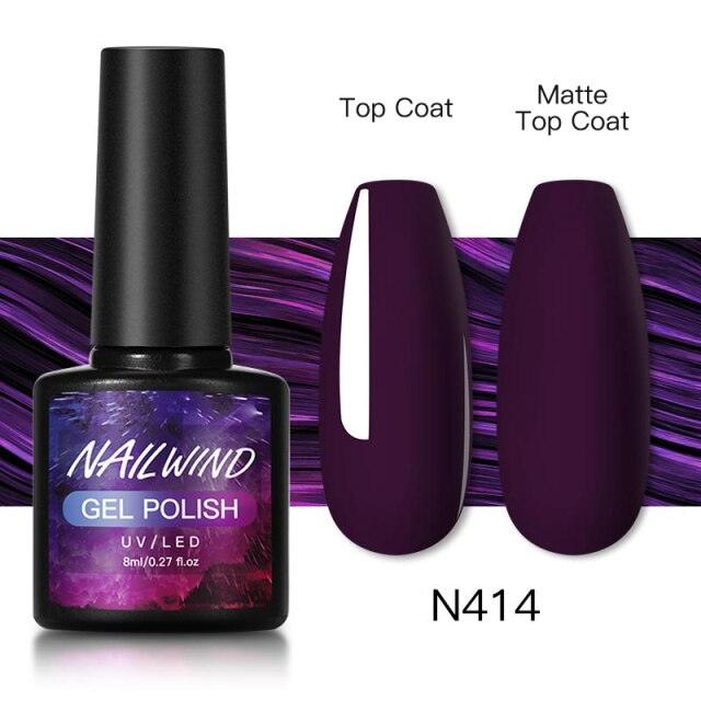 Luxury Womens Colorful Gel Nail Polish 8ml Semi Permanent UV/LED Glossy Effect Popular Design For Women and Girls in Fashion Style