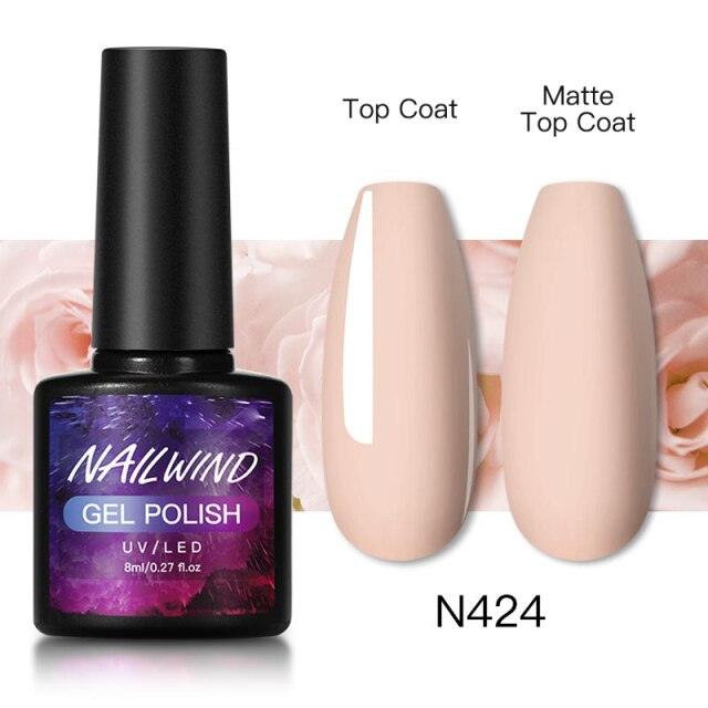 Luxury Womens Colorful Gel Nail Polish 8ml Semi Permanent UV/LED Glossy Effect Popular Design For Women and Girls in Fashion Style