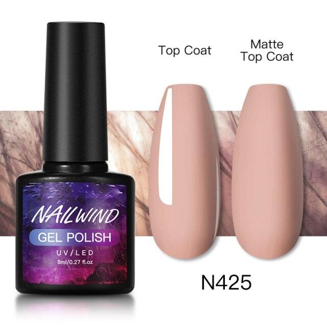 Luxury Womens Colorful Gel Nail Polish 8ml Semi Permanent UV/LED Glossy Effect Popular Design For Women and Girls in Fashion Style