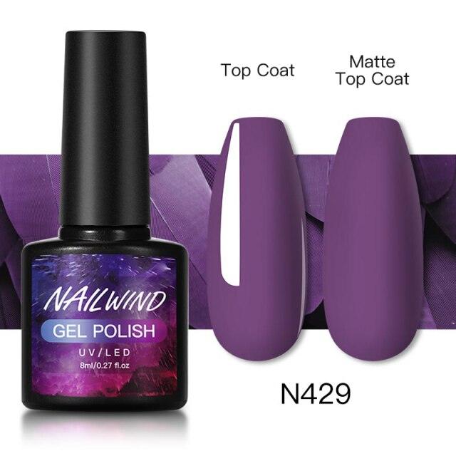 Luxury Womens Colorful Gel Nail Polish 8ml Semi Permanent UV/LED Glossy Effect Popular Design For Women and Girls in Fashion Style