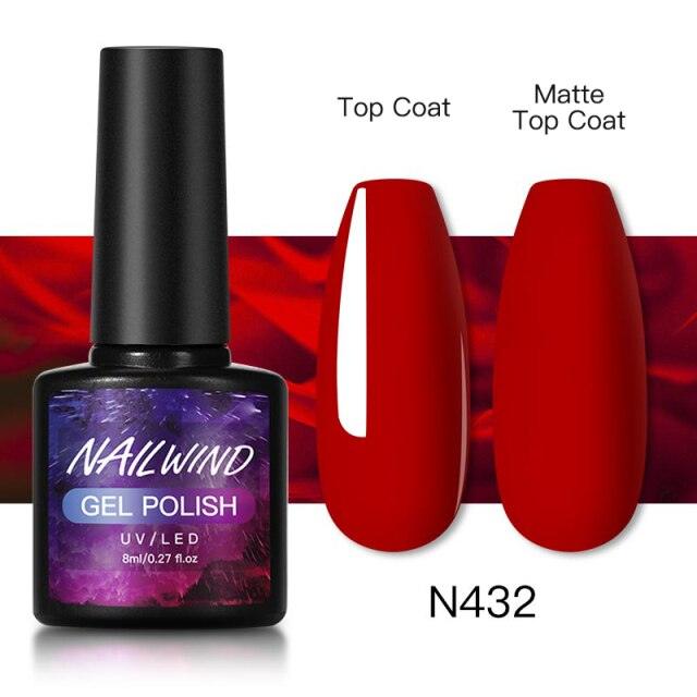 Luxury Womens Colorful Gel Nail Polish 8ml Semi Permanent UV/LED Glossy Effect Popular Design For Women and Girls in Fashion Style