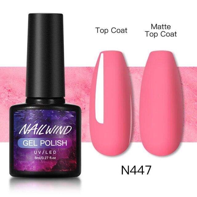 Luxury Womens Colorful Gel Nail Polish 8ml Semi Permanent UV/LED Glossy Effect Popular Design For Women and Girls in Fashion Style