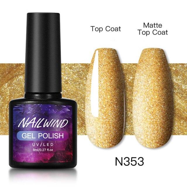 Luxury Womens Colorful Gel Nail Polish 8ml Semi Permanent UV/LED Glossy Effect Popular Design For Women and Girls in Fashion Style