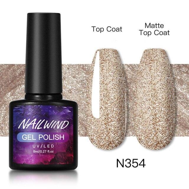 Luxury Womens Colorful Gel Nail Polish 8ml Semi Permanent UV/LED Glossy Effect Popular Design For Women and Girls in Fashion Style