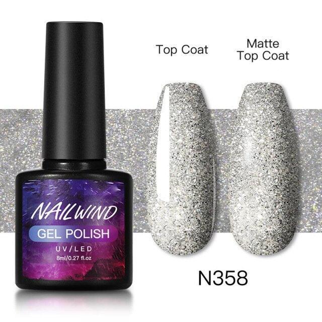 Luxury Womens Colorful Gel Nail Polish 8ml Semi Permanent UV/LED Glossy Effect Popular Design For Women and Girls in Fashion Style