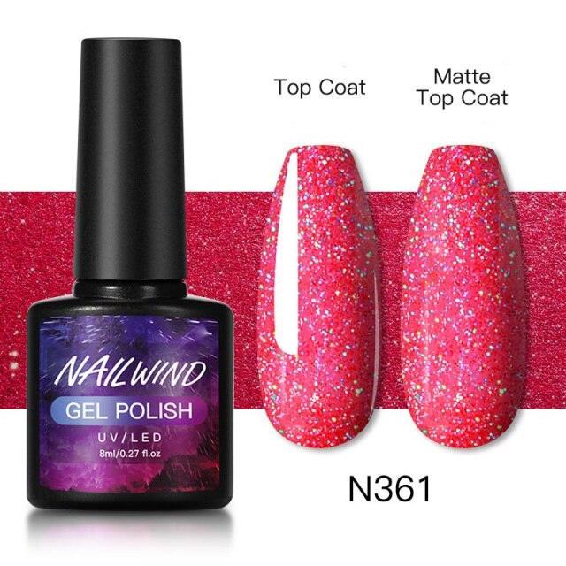 Luxury Womens Colorful Gel Nail Polish 8ml Semi Permanent UV/LED Glossy Effect Popular Design For Women and Girls in Fashion Style