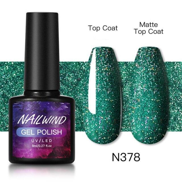 Luxury Womens Colorful Gel Nail Polish 8ml Semi Permanent UV/LED Glossy Effect Popular Design For Women and Girls in Fashion Style