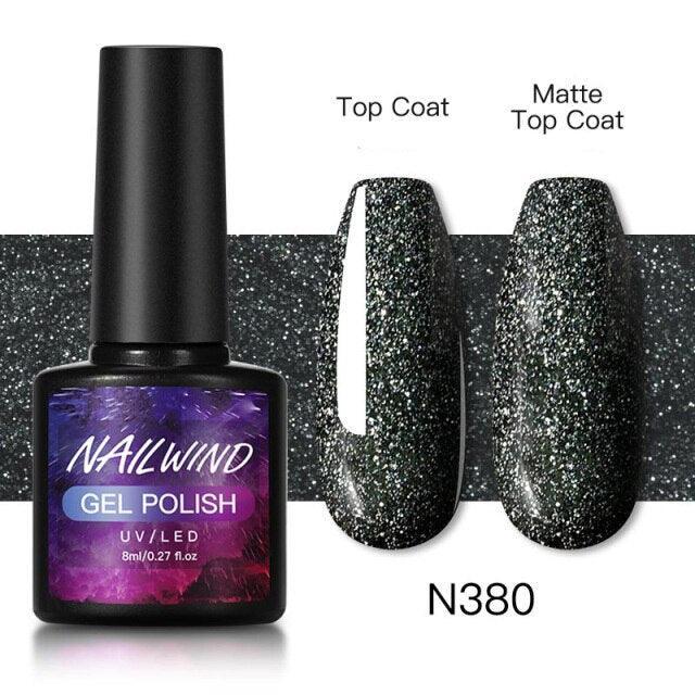 Luxury Womens Colorful Gel Nail Polish 8ml Semi Permanent UV/LED Glossy Effect Popular Design For Women and Girls in Fashion Style