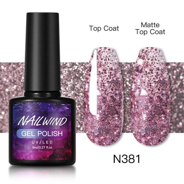 Luxury Womens Colorful Gel Nail Polish 8ml Semi Permanent UV/LED Glossy Effect Popular Design For Women and Girls in Fashion Style