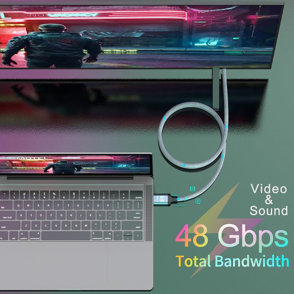 4K HDMI Cable HDMI 2.0 Ultra HD Audio Wire HDMI Splitter Digital Cord High Speed 18Gbps HDMI 2.0 Cable 4K HDR 2160P For TV  Projector Laptops Gaming