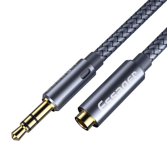 Audio Extension 3.5 mm Aux Cable Jack For Headphone Extender Cord